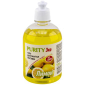 Гель для мытья посуды PURITY ЭКО Лимон (1.0л, пуш-пул) NNM PURYTI ЭКО л 10