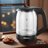 Чайник стеклянный SAKURA SA-2736BK 1,8л