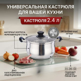 Кастрюля SAKURA CLASSIC SA-P1020 2,4л 20см
