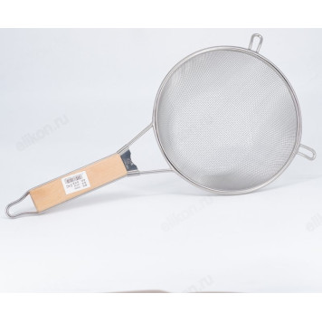 Сито с деревянной ручкой 18 см 19054-1