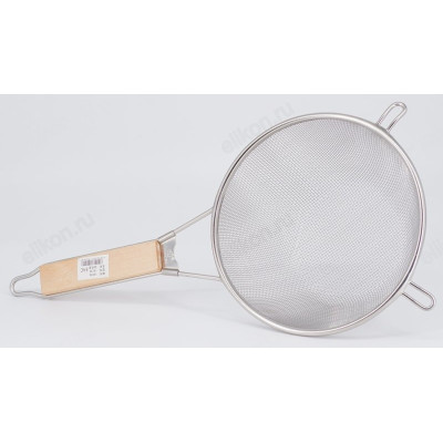 Сито с деревянной ручкой 18 см 19054