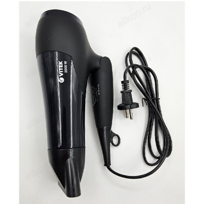 Фен Vitek VT-1344, черный, 2200 Вт-1