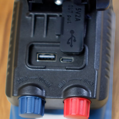 Фонарь кемпинг W8133 аккум.регулировка яркости Power Bank-3