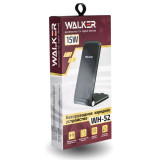 Зарядка беспроводная WALKER WH-52, 15Вт, черное