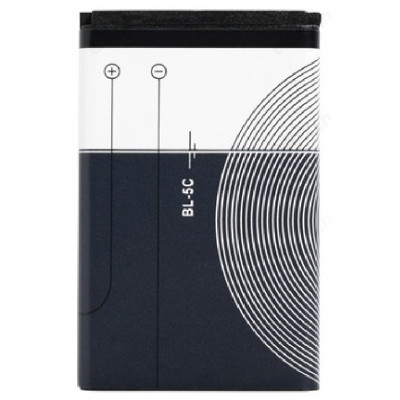 Аккумулятор NOKIA BL-5C, 3,7 V, 1020 mAh
