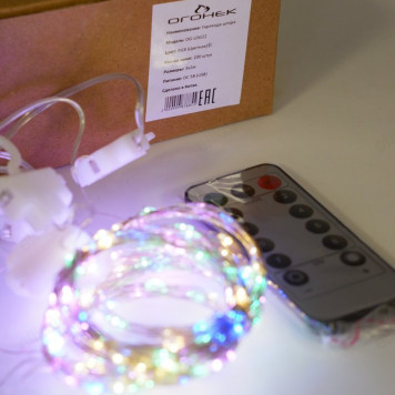 Гирлянда-штора с крючком Огонек LED OG-LDG22 мультицвет-1