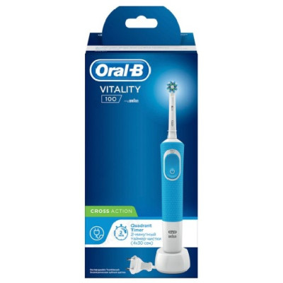 Зубная щетка Оral-B Vitality D100.413.1 CrossAction Blue-2