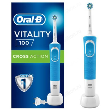Зубная щетка Оral-B Vitality D100.413.1 CrossAction Blue