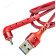 кабель USB - micro USB 1м 2.4A Орбита OT-SMM51 угловой, тканевая оплетка