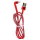 Кабель USB - micro USB 1м 2.4A Орбита OT-SMM51 угловой, тканевая оплетка