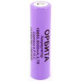 Аккумулятор 18650-5000(5200) 3,7V 2200mAh Li-ion Орбита ВР-2