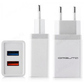 Зарядка сетевая Орбита OT-APU16 5В 2400mA 2USB Зарядка сетевая Орбита OT-APU16 5В 2400mA 2USB