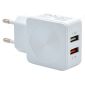 Зарядка сетевая Орбита OT-APU18 5В 2400mA 2USB Зарядка сетевая Орбита OT-APU18 5В 2400mA 2USB