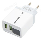 Зарядка сетевая Орбита OT-APU32 5В 3100mA 2USB Зарядка сетевая Орбита OT-APU32 5В 3100mA 2USB