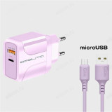 Зарядка сетевая Орбита OT-APU60 кабель Micro USB фиолетовый