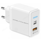 Зарядка сетевая Орбита OT-APU61 TYPE-C/USB белый Зарядка сетевая Орбита OT-APU61 TYPE-C/USB белый