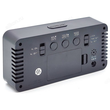 Часы настольные Орбита OT-CLT05, пластик, зеленые-2