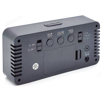 Часы настольные Орбита OT-CLT05, пластик, зеленые-2