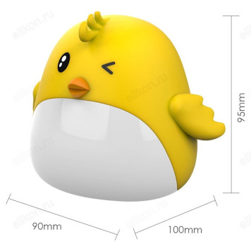 Часы настольные Орбита OT-CLT07, пластик, желтые-1