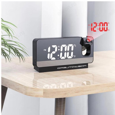 Часы настольные Орбита OT-CLT08, пластик, белые-1