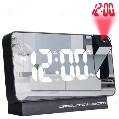 Часы настольные Орбита OT-CLT08, пластик, белые