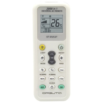 Пульт для кондиционеров универсальный Орбита OT-DVC27