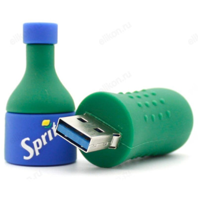 Память USB  32GB Орбита OT-MRF42 USB 3.0 (Бутылка Sprite )