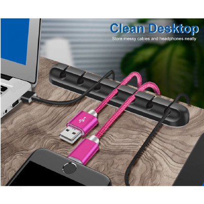 Органайзер для кабелей Орбита OT-OK01 3шт черный-1