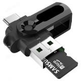 Переходник USB/TF - Type-C OTG Орбита OT-SMA26 (шт-шт)