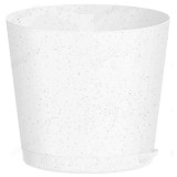Горшок для цветов OREGANO d120мм 0,75л прикорневой полив мрамор 221602233/01
