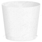 Горшок для цветов OREGANO d200мм 4л прикорневой полив мрамор 221602633/01