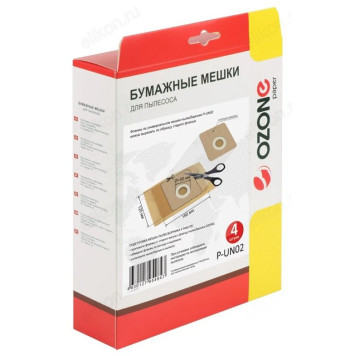 Пылесборник OZONE micron P-UN-02 универсальный, бумажный-4