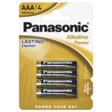 Батарейка ААА/LR03 щелочная Panasonic Alkaline Power BL-4 (48)