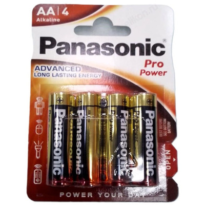 Батарейка Panasonic AA/LR6 Pro Power, 1.5 V
