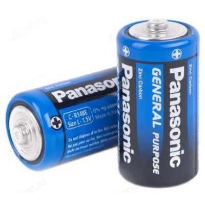 Батарейка Panasonic R 14, 1.5 V