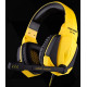 Проводные наушники Panteon GHP-100, черный/желтый