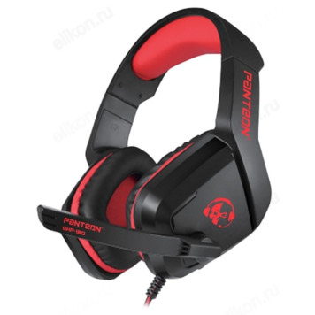 Гарнитура проводная накладная игровая  Panteon GHP-180 черно-красная