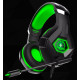 Проводные наушники Panteon GHP-250 черный/зеленый