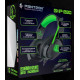 Гарнитура проводная накладная игровая  Panteon GHP-280 черно-зеленая