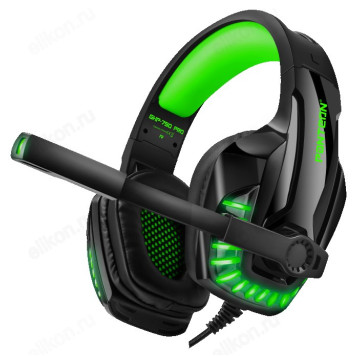 Проводные наушники Panteon GHP-750 PRO черный/зеленый-1