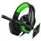 Проводные наушники Panteon GHP-750 PRO черный/зеленый