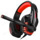 Гарнитура проводная накладная игровая  Panteon GHP-750 PRO черно-красная