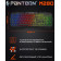 клавиатура игровая PANTEON M280 черная (104 + 8 кл,LED RAINBOW,USB,1.6м), мембранная