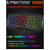 клавиатура игровая PANTEON M330 черная (104 кл,LED RAINBOW,USB,1.6м), мембранная