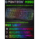 клавиатура игровая PANTEON M350 черная (104кл) мембранная с LED-подсветкой RGB LIGHT