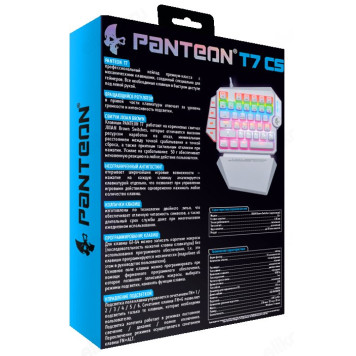 Клавиатура игровая JETACCESS Panteon T7 CS белая-1
