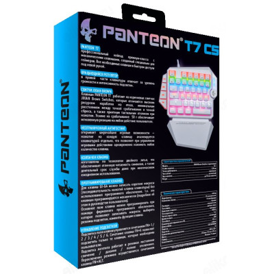 Клавиатура игровая JETACCESS Panteon T7 CS белая-1