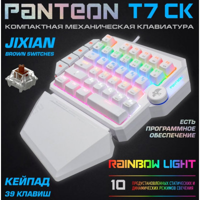 Клавиатура игровая JETACCESS Panteon T7 CS белая-2