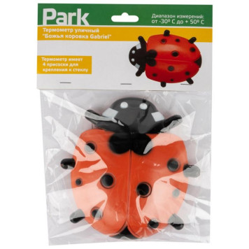 Термометр уличный 'Божья коровка Gabriel' PARK ECOS 003564-5
