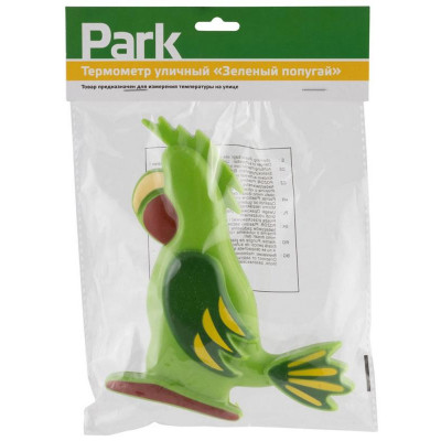 Термометр уличный 'Зеленый попугай' PARK ECOS 008682-2
